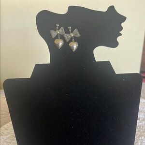 Silver Heart Earrings
